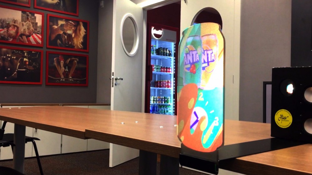 Coke - Fanta Guaraná holographic display - 2