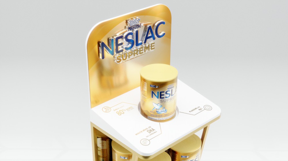 Nestlé - Neslac Premium Drugstore Displays - 1